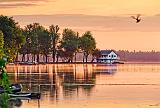 House On A Point At Sunrise_24277